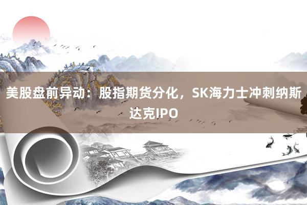 美股盘前异动:股指期货分化,SK海力士冲刺纳斯达克IPO